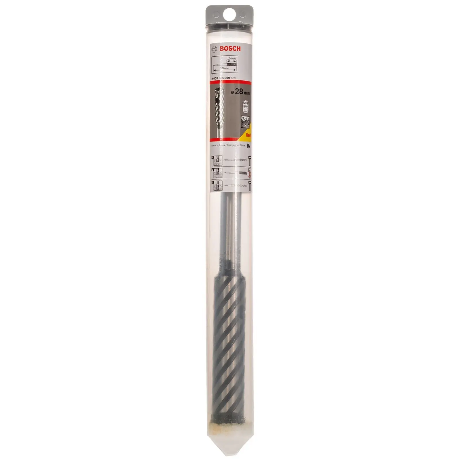 Bosch Rebar Cutter Drill Bit 4 Cutter SDS Plus 9 Reinforced Concrete 300mm 16-32mm (WL:120mm) - Image 12