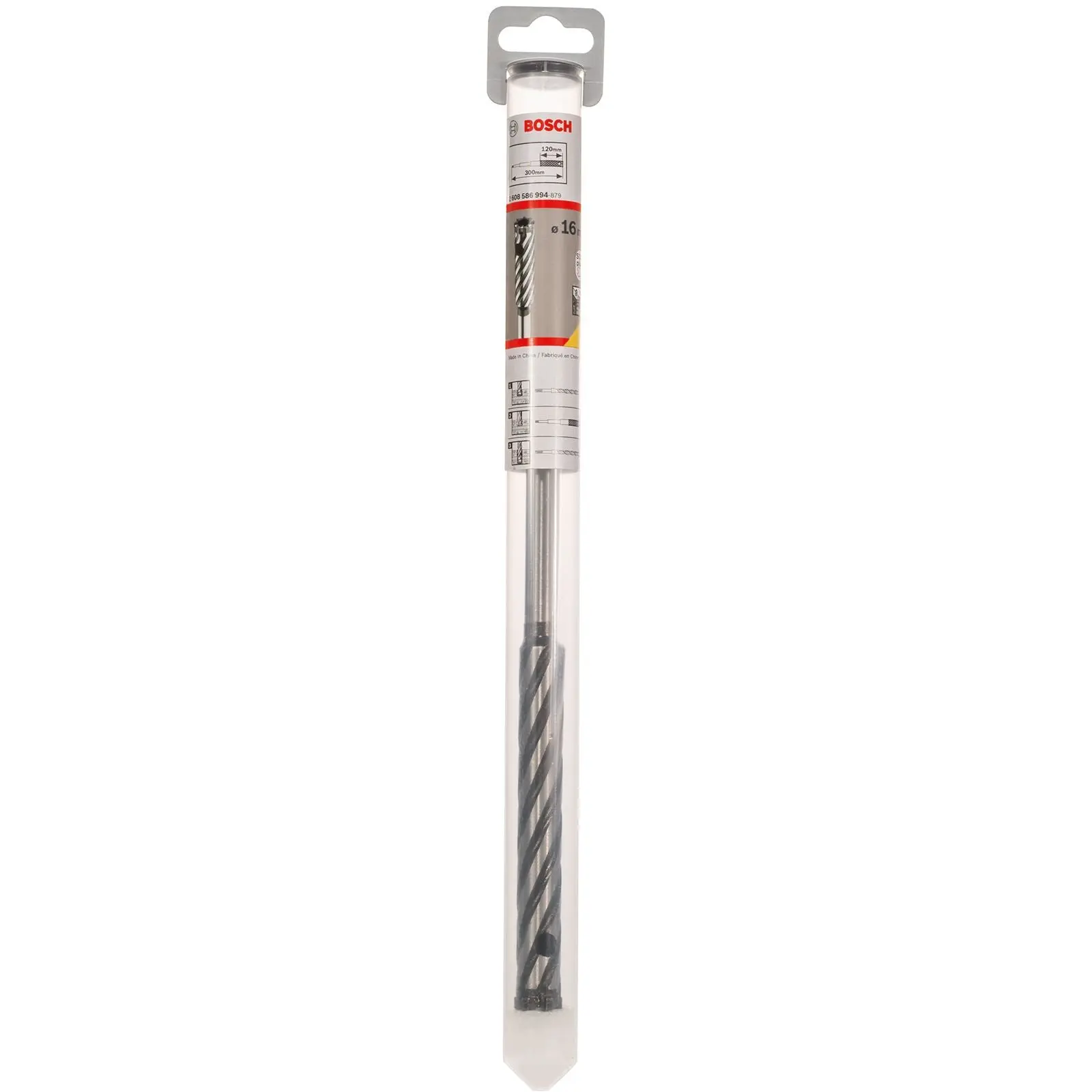 Bosch Rebar Cutter Drill Bit 4 Cutter SDS Plus 9 Reinforced Concrete 300mm 16-32mm (WL:120mm) - Image 6
