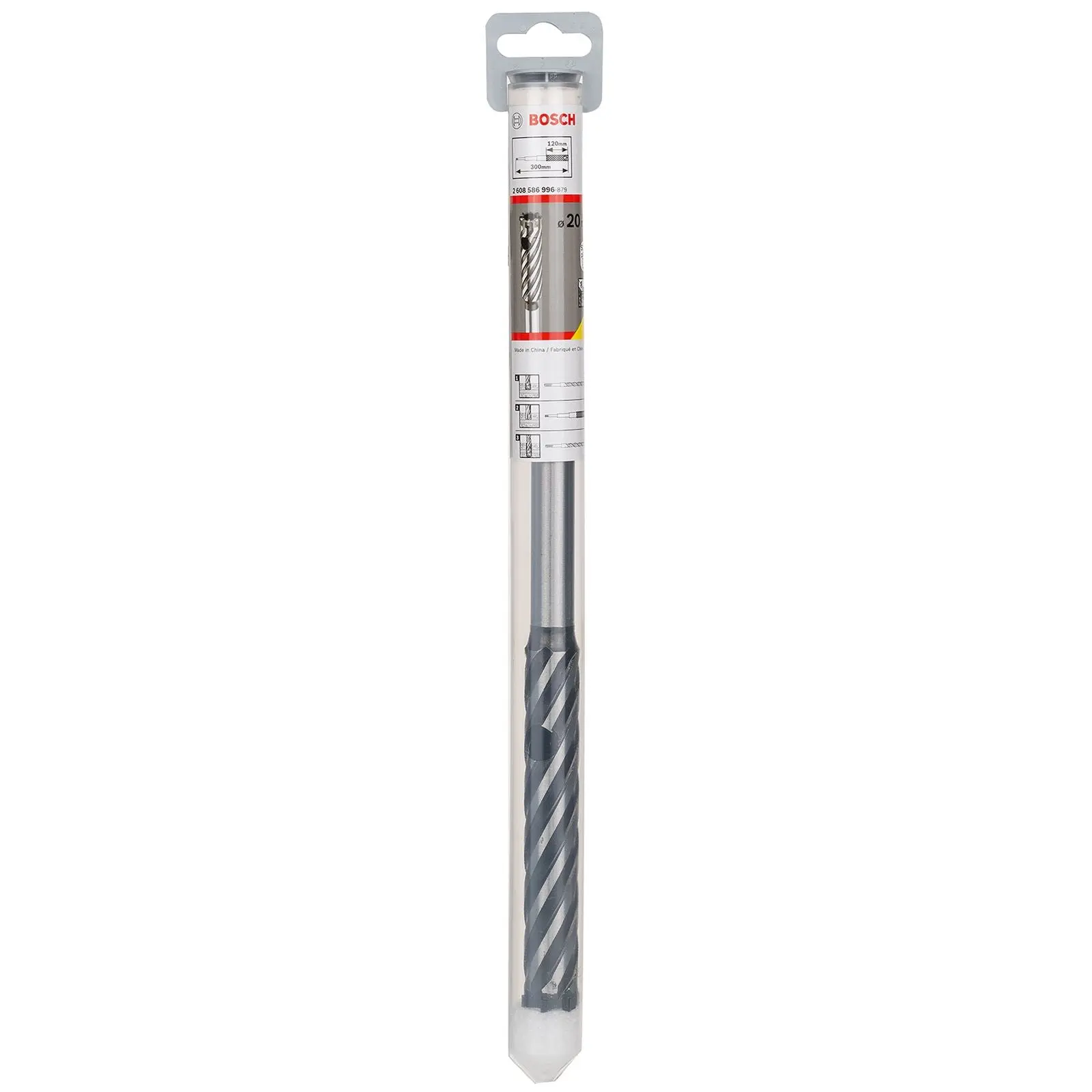 Bosch Rebar Cutter Drill Bit 4 Cutter SDS Plus 9 Reinforced Concrete 300mm 16-32mm (WL:120mm) - Image 9