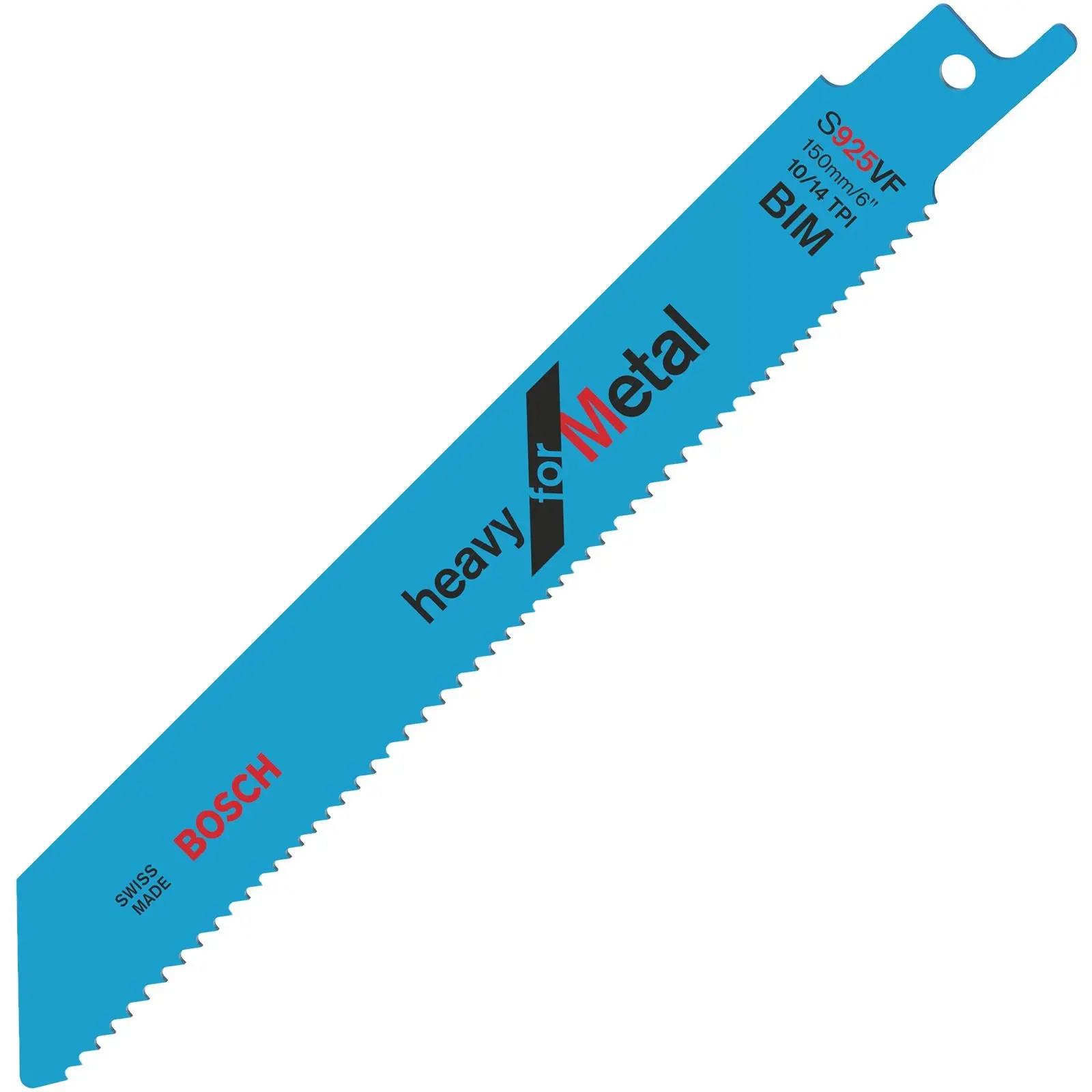 Bosch Reciprocating Saw Blades 150mm 6" 5 Pack S925VF Bi-Metal Recipro Blade Heavy for Metal - Image 3