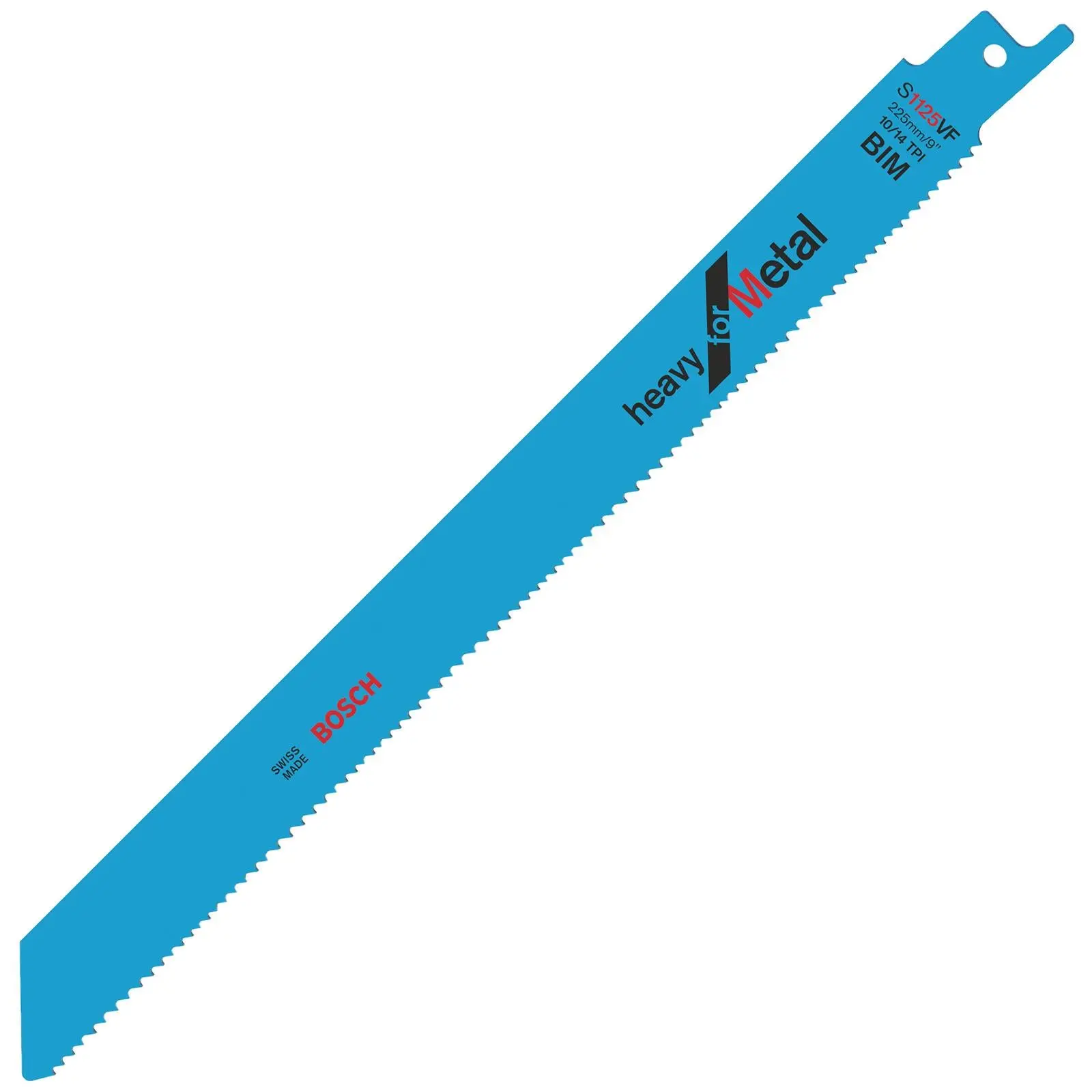 Bosch Reciprocating Saw Blades 225mm 9" 5 Pack S1125VF Bi-Metal Recipro Blade Heavy for Metal - Image 2