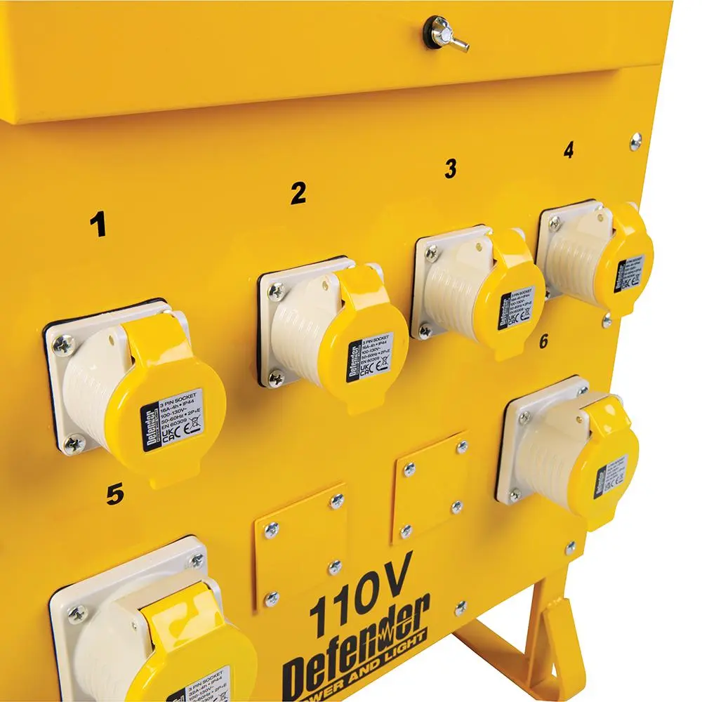 Defender 10kVA 3-Phase Transformer 16A/32A 110V ZE210027 - Image 4
