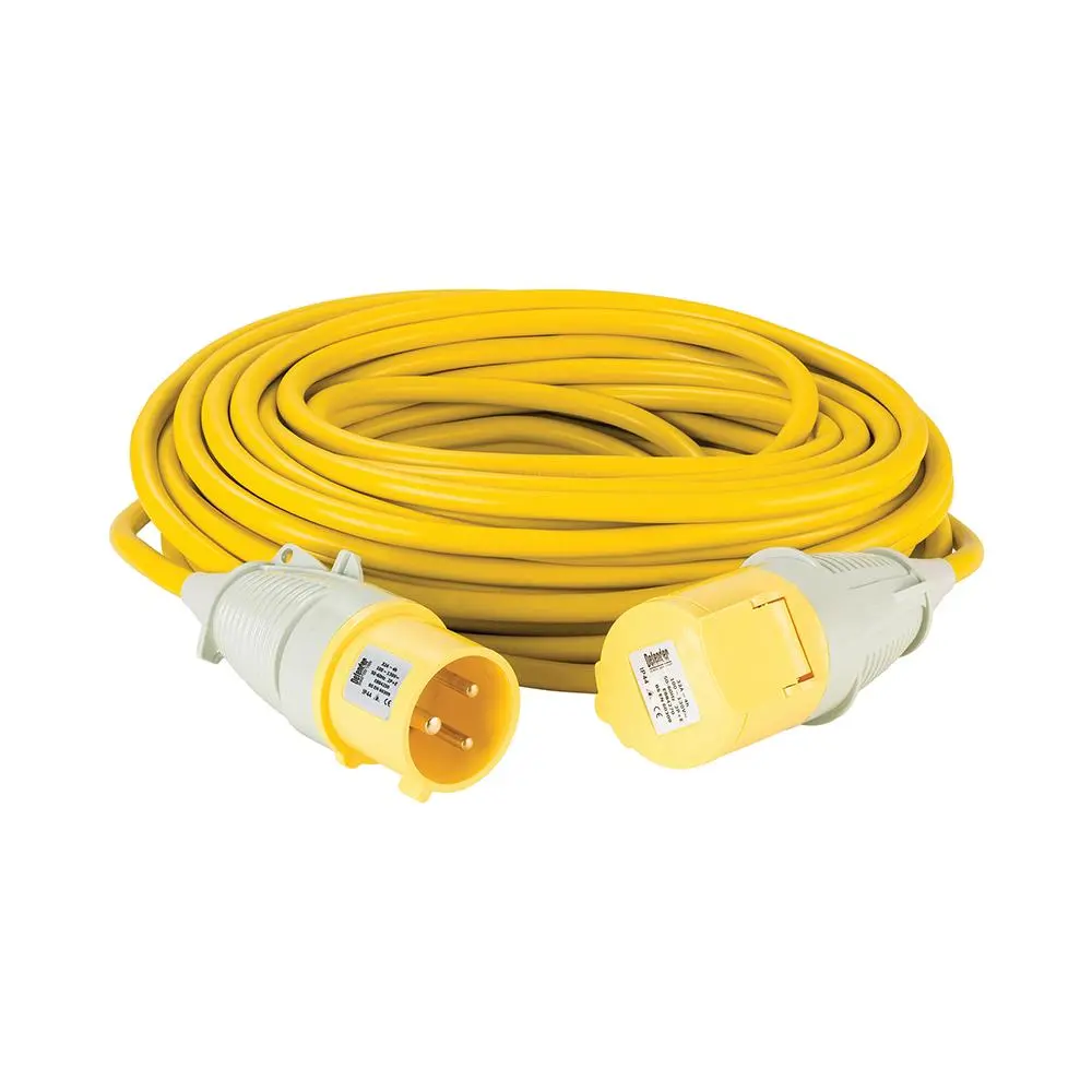 Defender Extension Lead 32A 4mm Cable Yellow 110V 25m - Image 2