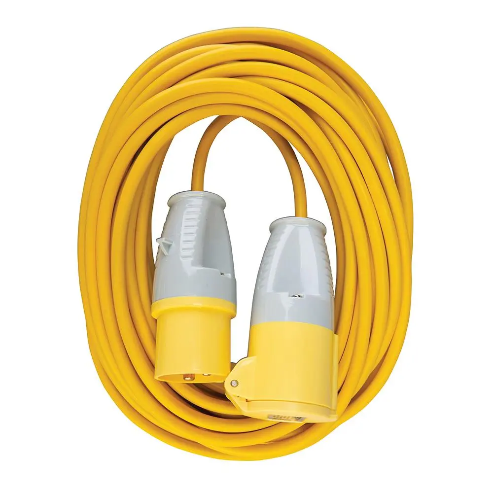 Defender Extension Lead Yellow 1.5mm2 16A 14m 110V E85111 - Image 3