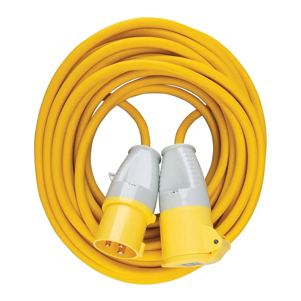 Defender Extension Lead Yellow 2.5mm2 16A 14m 110V E85121 - Image 3