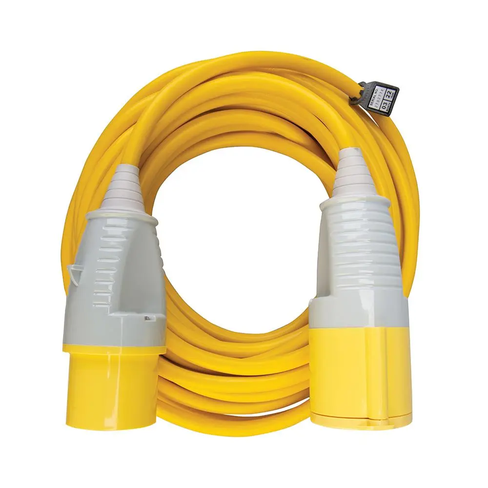 Defender Extension Lead Yellow 4mm2 32A 14m 110V E85240 - Image 2