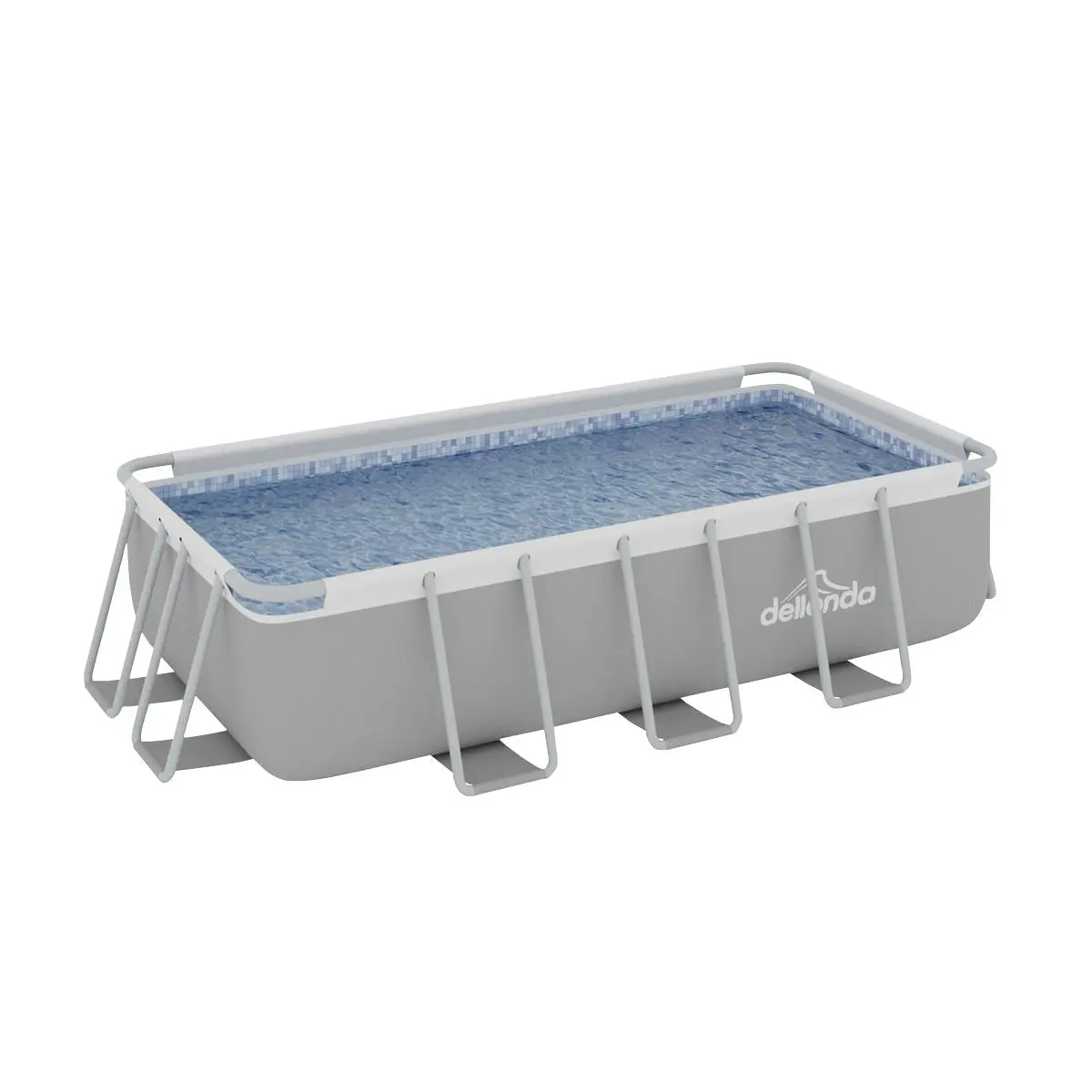 Dellonda 13ft Deluxe Steel Swimming Pool with Filter Pump - Image 4