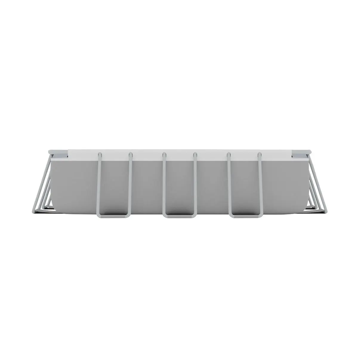 Dellonda 13ft Deluxe Steel Swimming Pool with Filter Pump - Image 9