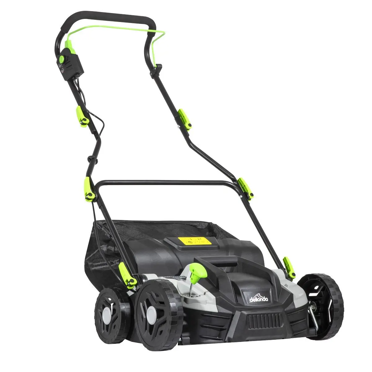 Dellonda 1500W Electric 2-in-1 Scarifier with 5-Heights, 36cm Cutting Diameter, 45L Grass Collection Bag, 10m Mains Cable, Hand Push - Image 26