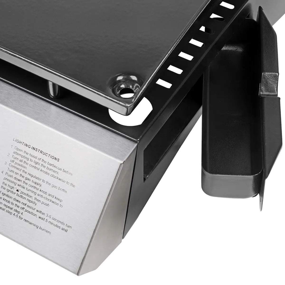 Dellonda 2 Burner Portable Gas Plancha 5kW BBQ Griddle, Stainless Steel - Image 10