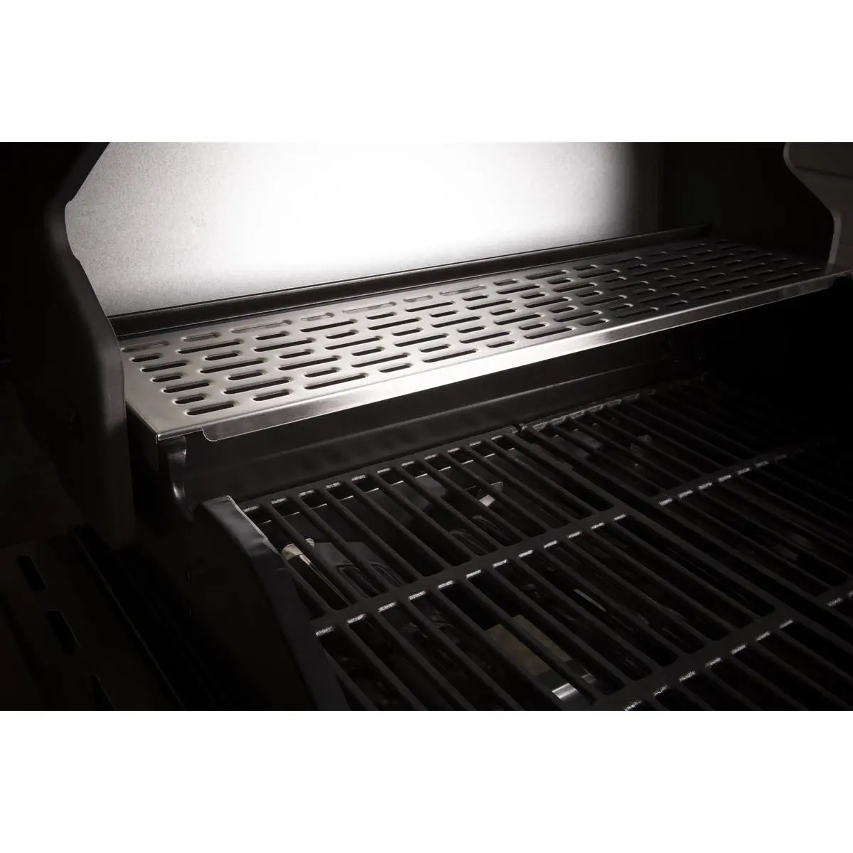 Dellonda 3 Burner Deluxe Gas BBQ Grill with Piezo Ignition & Wheels - Stainless Steel - Image 2