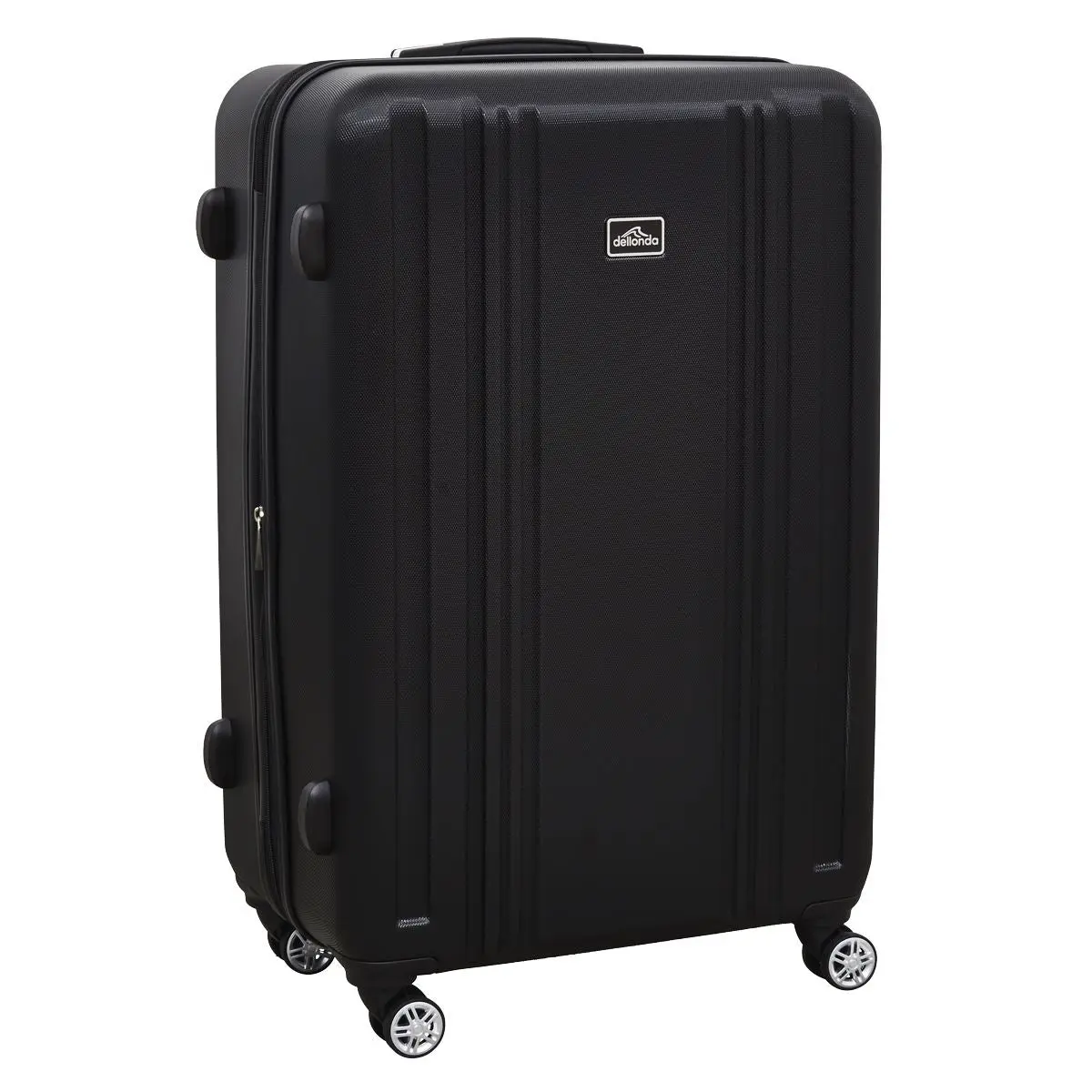 Dellonda 3-Piece Lightweight Luggage Suitcase Trolley Set ABS TSA Lock Black - Image 11
