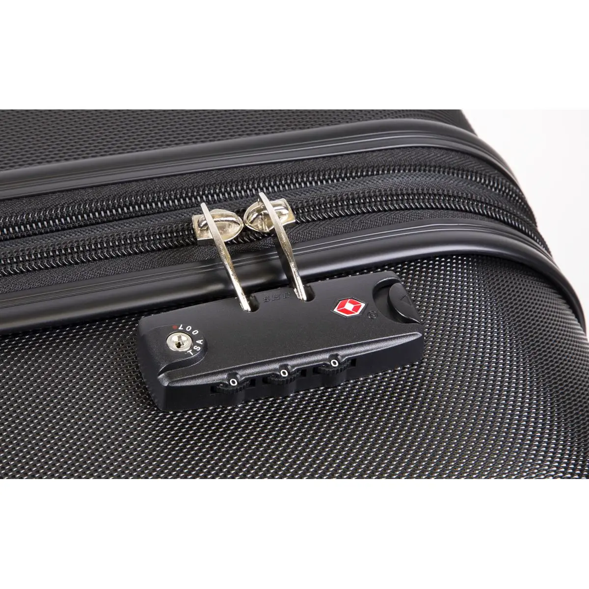 Dellonda 3-Piece Lightweight Luggage Suitcase Trolley Set ABS TSA Lock Black - Image 4