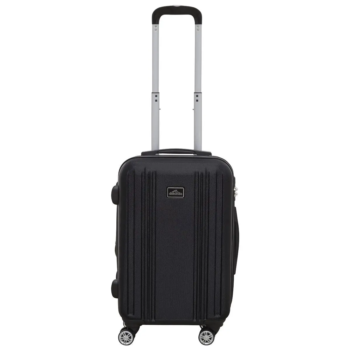 Dellonda 3-Piece Lightweight Luggage Suitcase Trolley Set ABS TSA Lock Black - Image 7