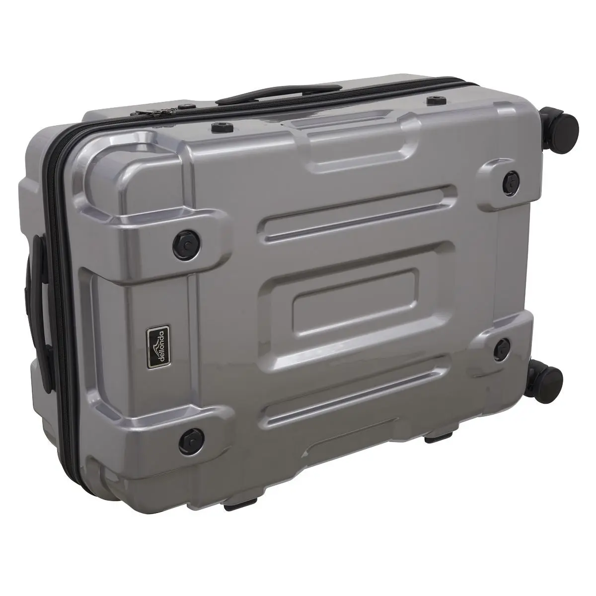 Dellonda 3pc Lightweight ABS Luggage Set - 20", 24", 28" - Silver - DL9 - Image 10