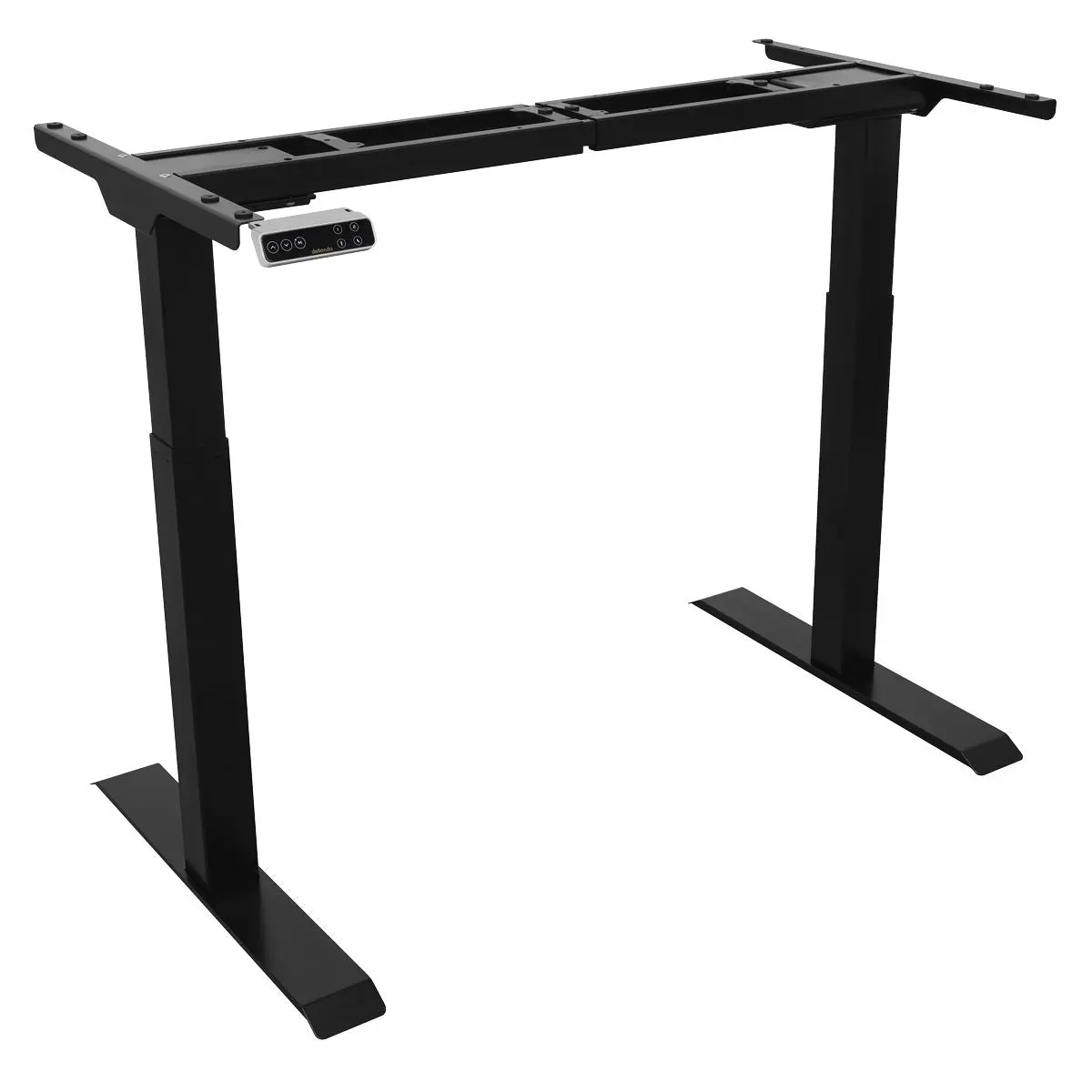 Dellonda Black Electric Adjustable Desk Frame, Digital Controls 100kg Heavy Duty - Image 2