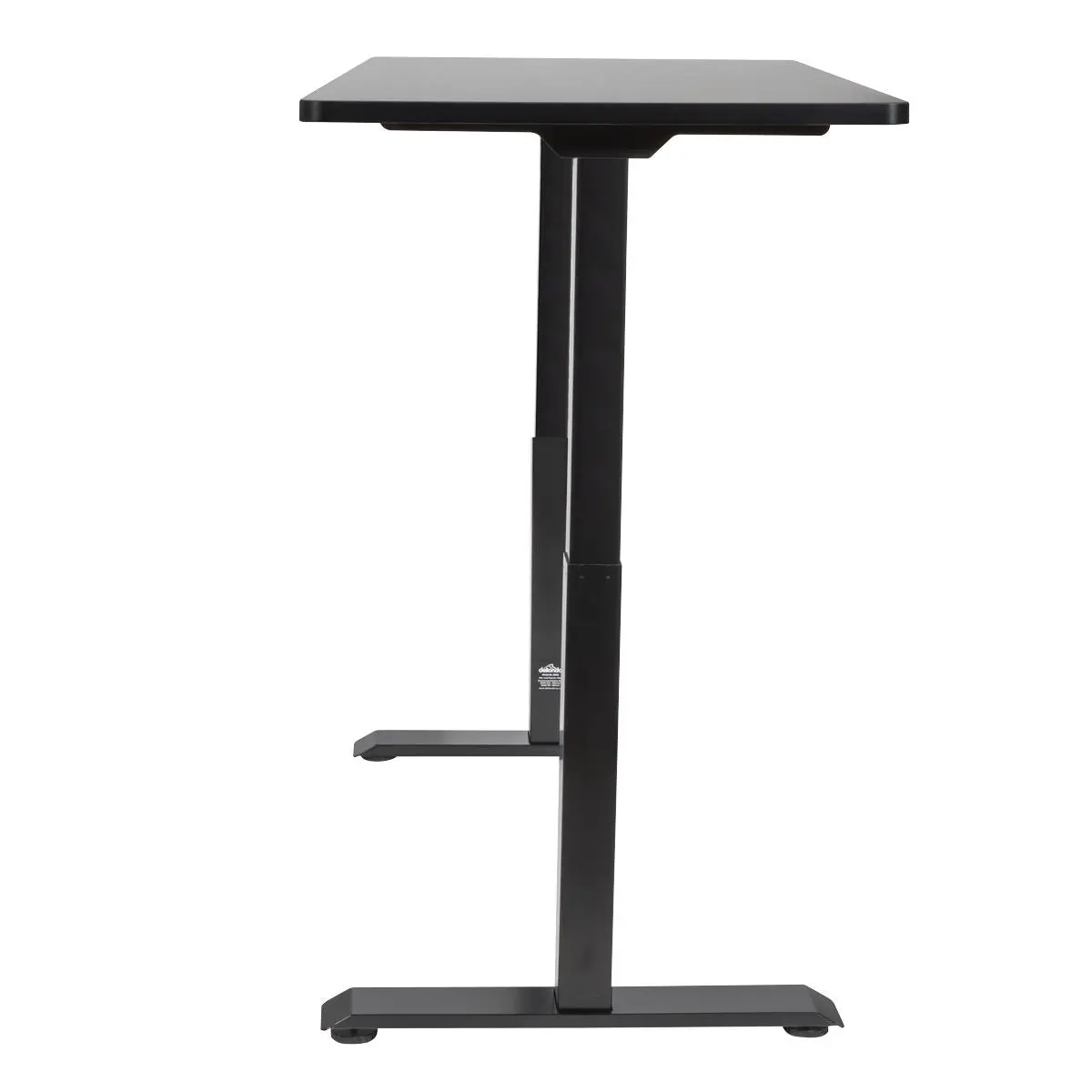 Dellonda Black Electric Height Adjustable Standing Desk, 1400 x 700mm Dual Motor 100kg - Image 2