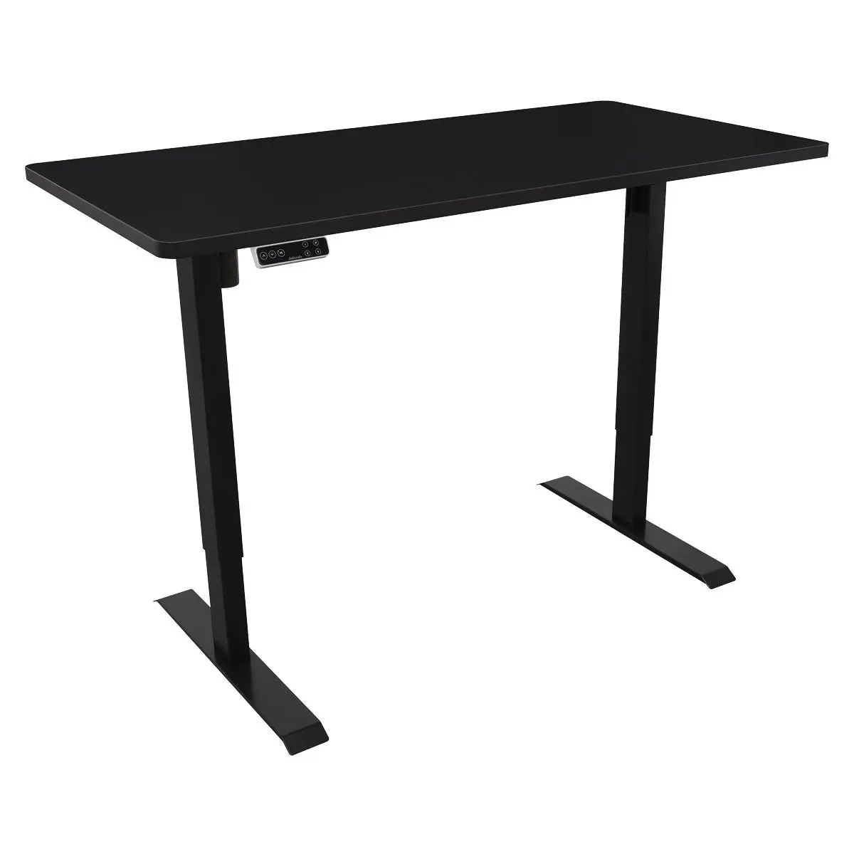Dellonda Black Electric Height Adjustable Standing Desk with Memory, Quiet, 1400x700mm - Image 2
