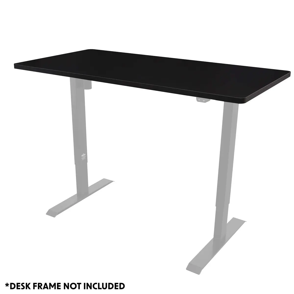 Dellonda Black Rectangular Desktop 1400 x 700mm, 1" Thickness - DH21 - Image 3