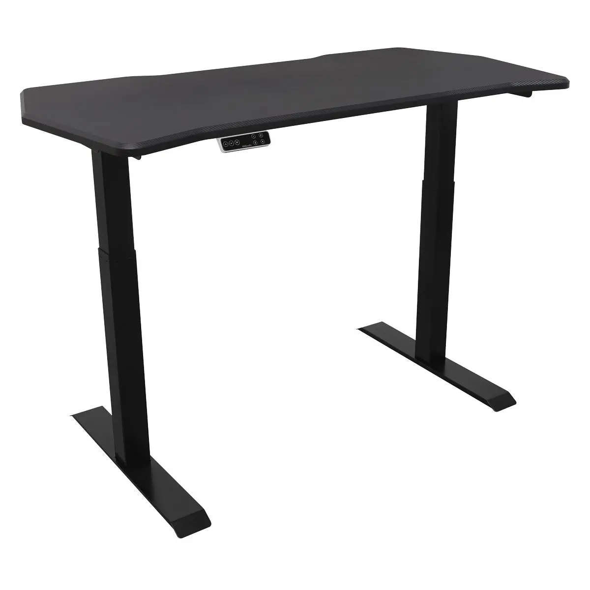 Dellonda Carbon Electric Height Adjustable Standing Desk, 1400 x 700mm Dual Motor 100kg - Image 2