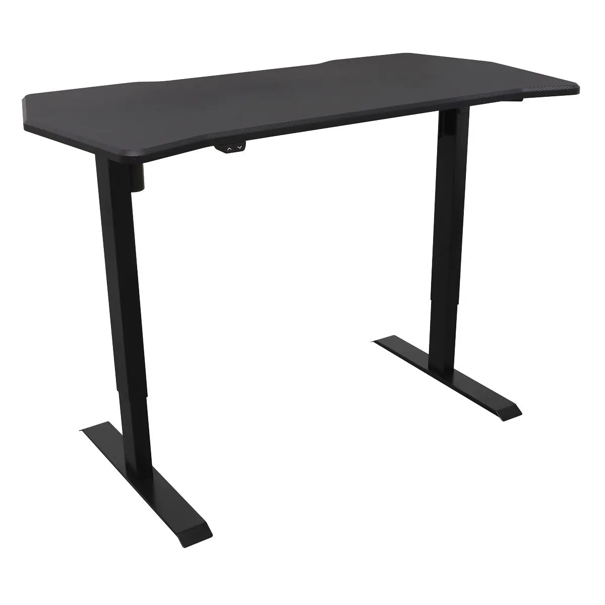 Dellonda Carbon Electric Height Adjustable Standing Desk, Quiet, 1400 x 700mm - Image 2