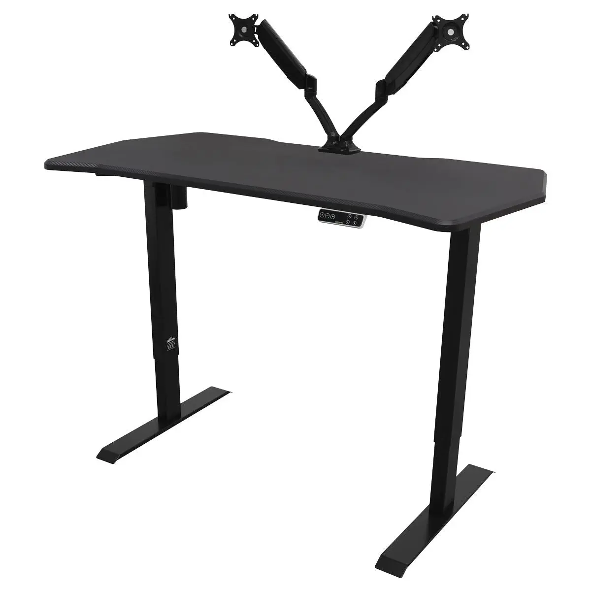 Dellonda Carbon Electric Height Adjustable Standing Desk with Memory, Quiet, 1400 x 700mm - Image 5