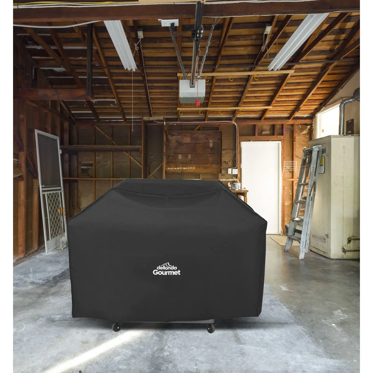 Dellonda Deluxe Oxford Style Water-Resistant Cover for BBQs, 1370 x 920mm - Image 4