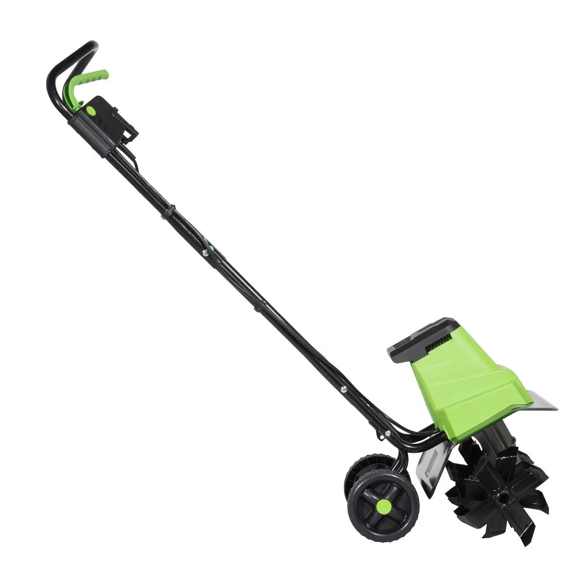 Dellonda Electric Tiller/Cultivator, 1500W Rotavator for Digging Garden Soil, Electric Weeder 40cm Working Width, 6 Blades, 10m Power Cable, Foldable Frame - Image 12