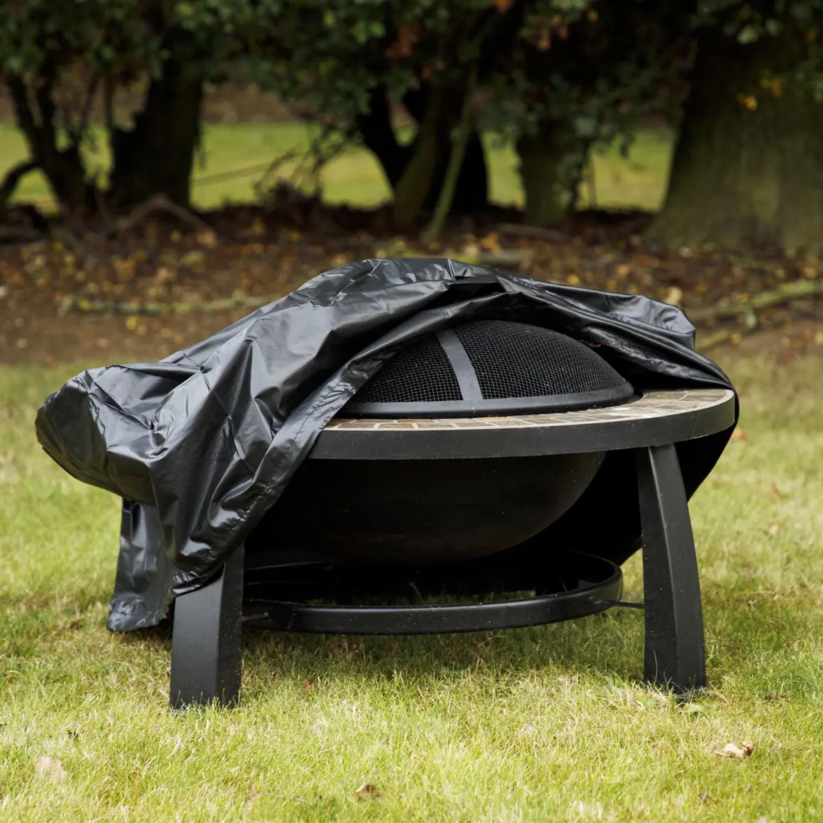 Dellonda Fire Pit, Fireplace, Outdoor Patio Heater PVC Cover, Water Resistant, Heavy Duty - Image 2