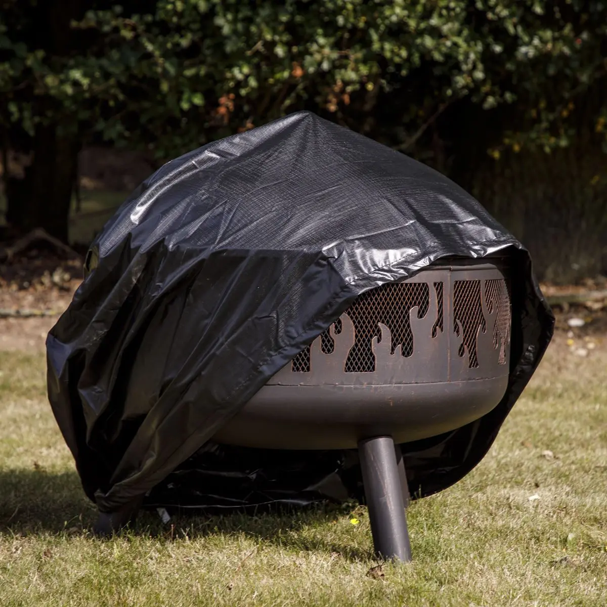 Dellonda Fire Pit, Fireplace, Outdoor Patio Heater PVC Cover, Water Resistant, Heavy Duty - Image 3