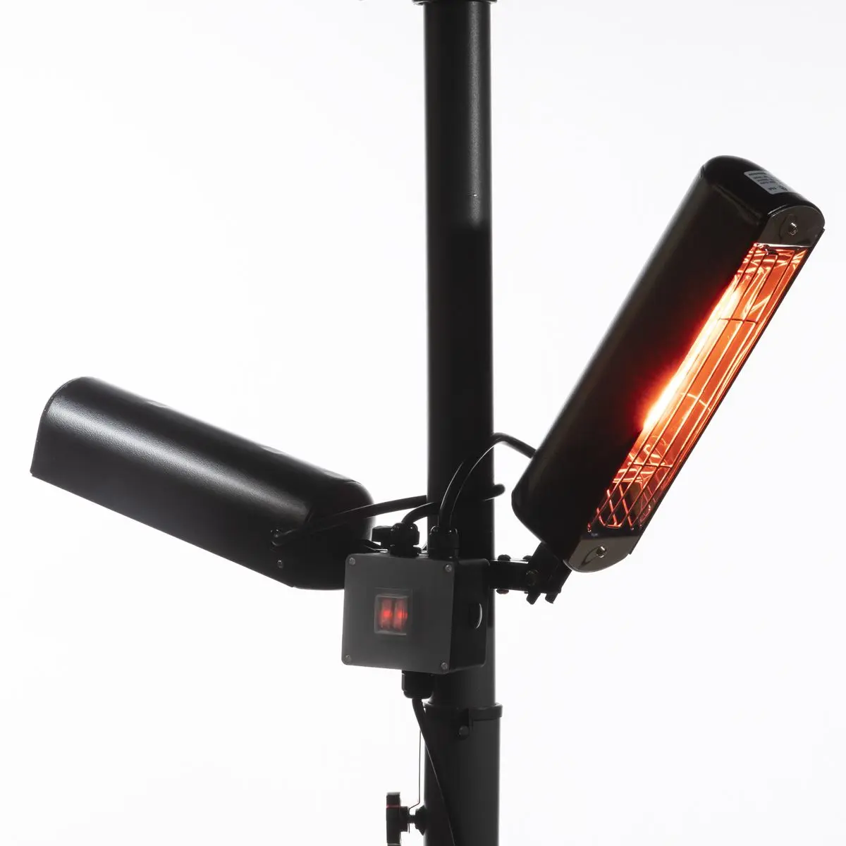 Dellonda Folding Parasol/Gazebo/Patio Outdoor Infrared Heater, Two Panels, Extra Long 5M Cable, 1600W - Image 6