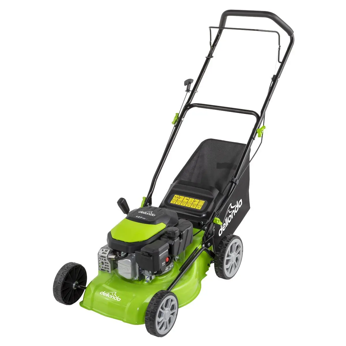 Dellonda Hand-Propelled Petrol Lawnmower Grass Cutter, 127cc 16"/41cm 4-Stroke - Image 10