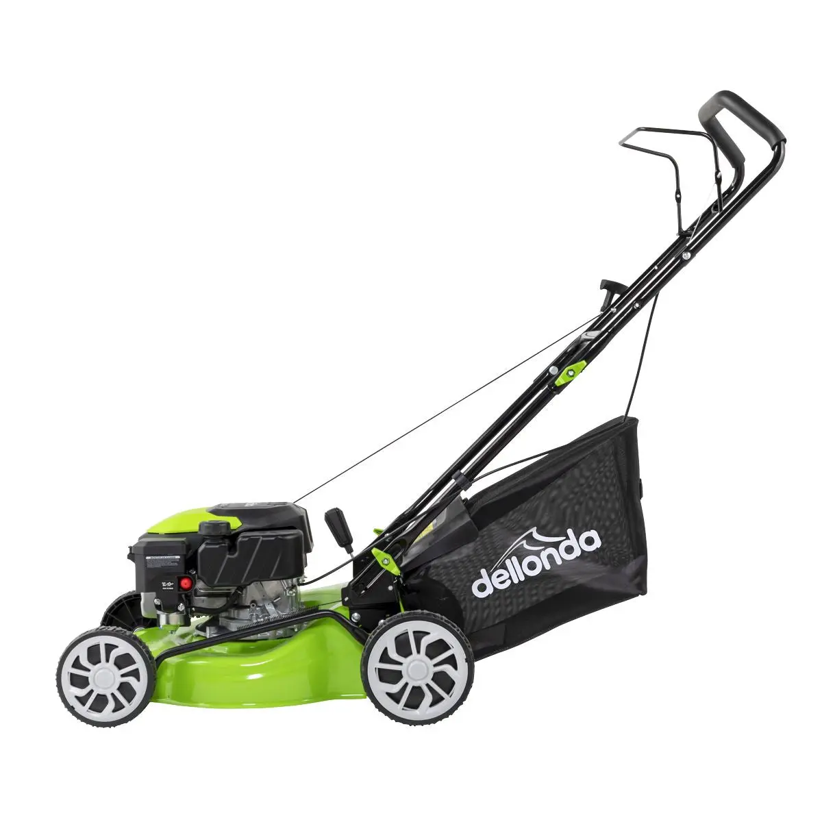 Dellonda Hand-Propelled Petrol Lawnmower Grass Cutter, 127cc 16"/41cm 4-Stroke - Image 5