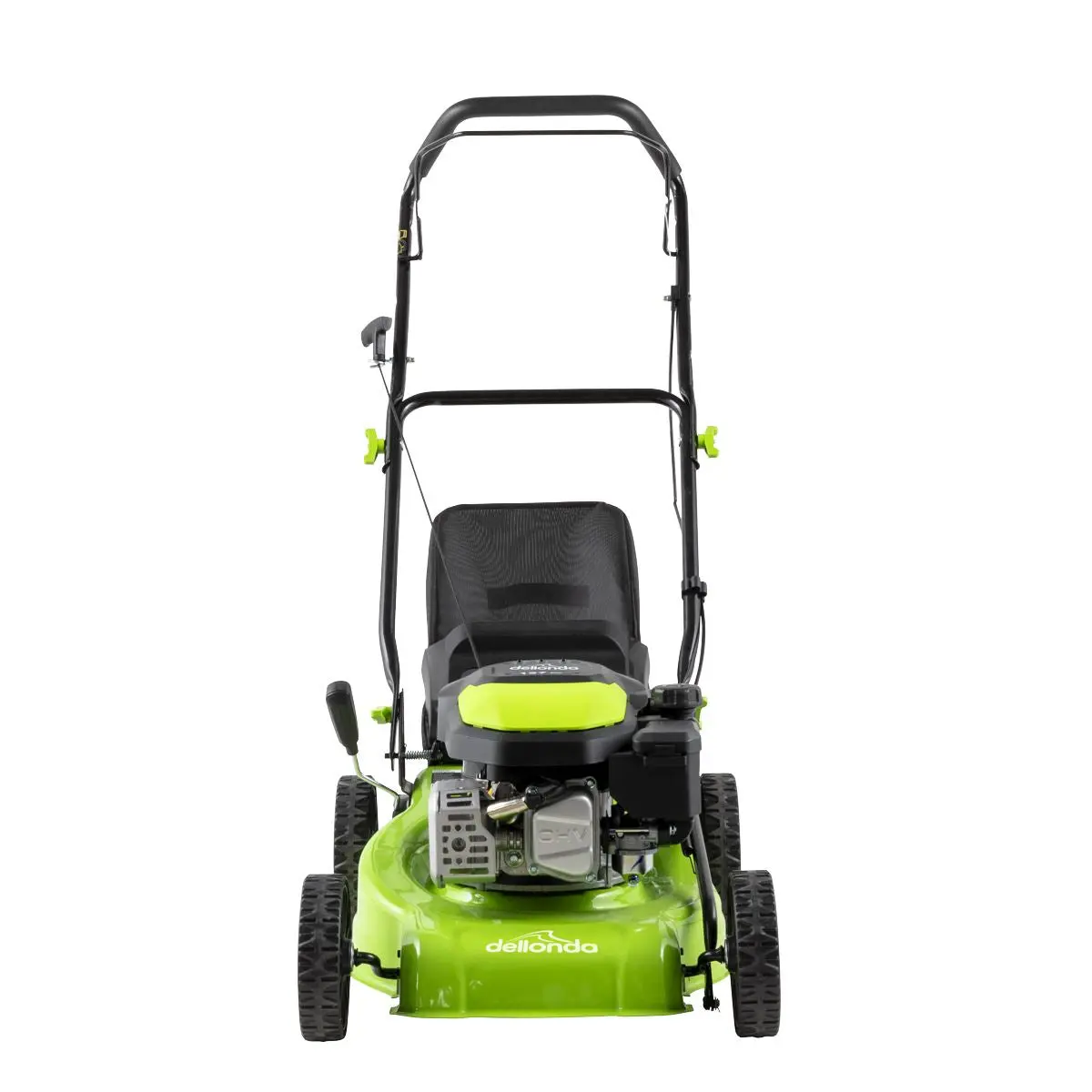 Dellonda Hand-Propelled Petrol Lawnmower Grass Cutter, 127cc 16"/41cm 4-Stroke - Image 6
