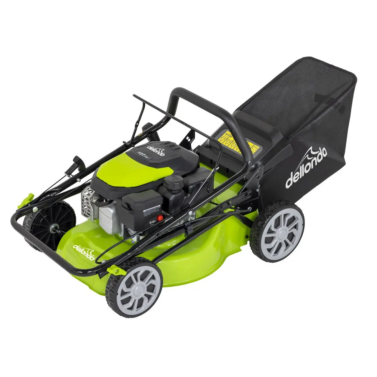 Dellonda Hand-Propelled Petrol Lawnmower Grass Cutter, 127cc 16"/41cm 4-Stroke - Image 7