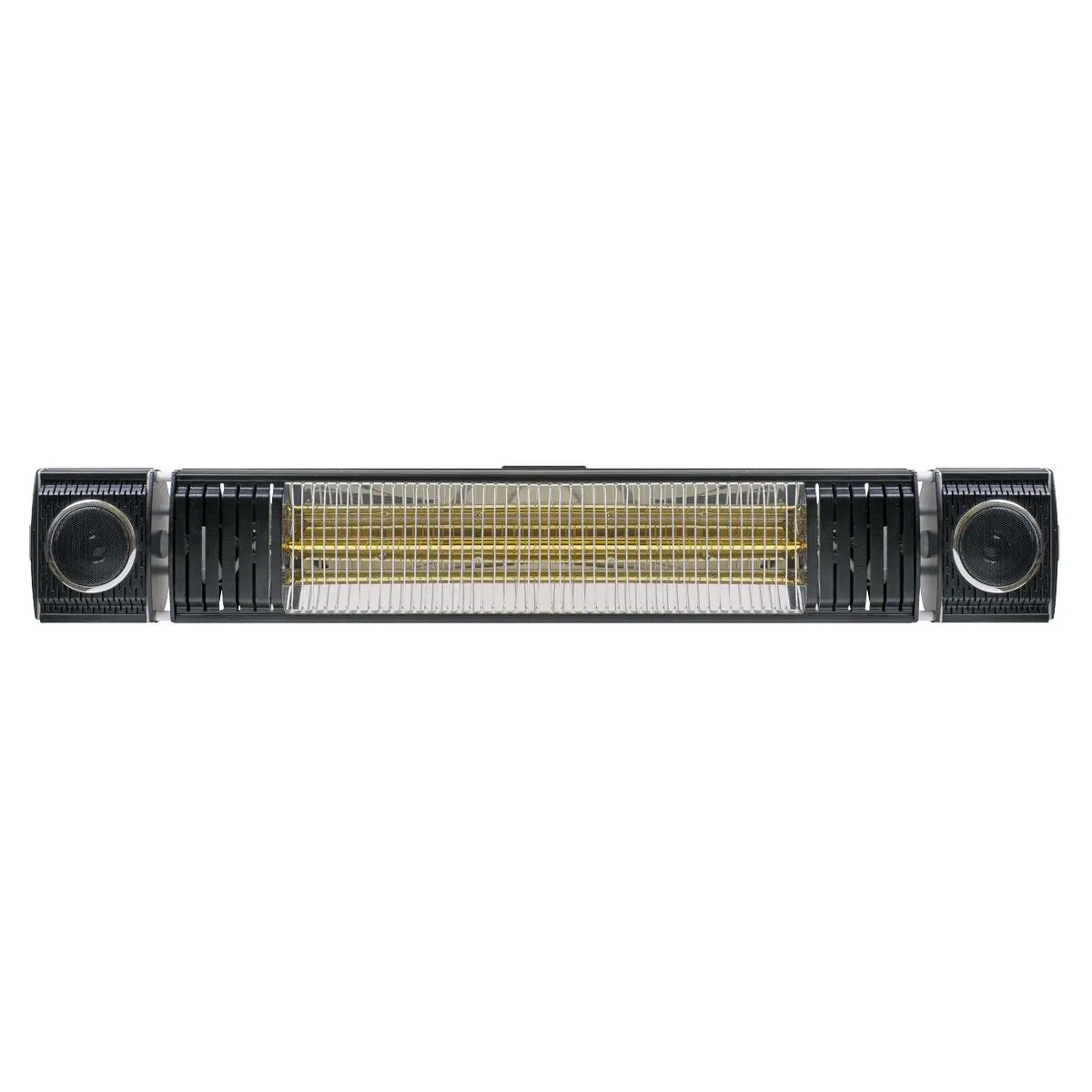 Dellonda Infrared Outdoor 2000W Patio Heater with Speakers for Music, Black - Image 3