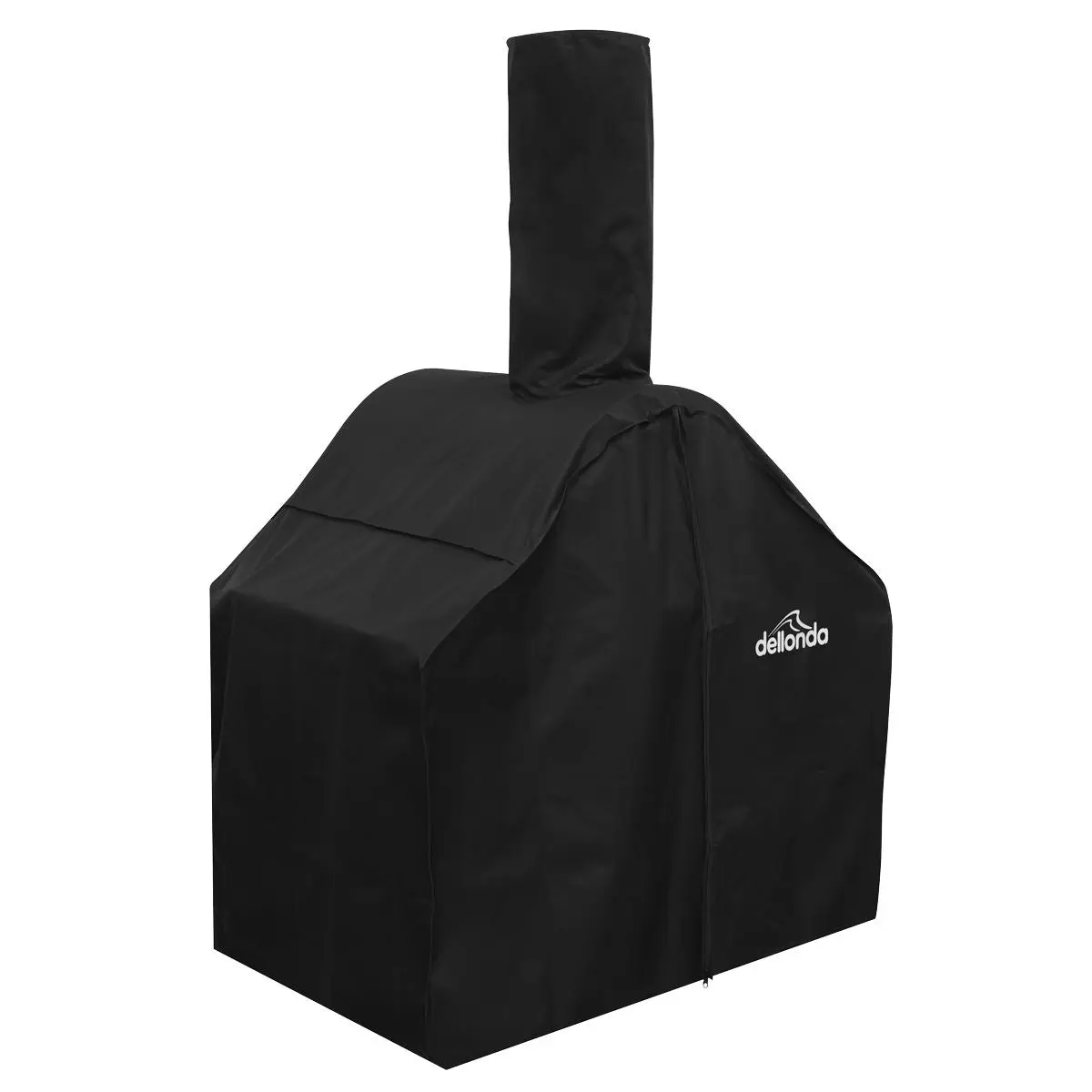 Dellonda Large Outdoor Wood-Fired Pizza Oven & Smoker with Side Shelves & Stand - Image 8