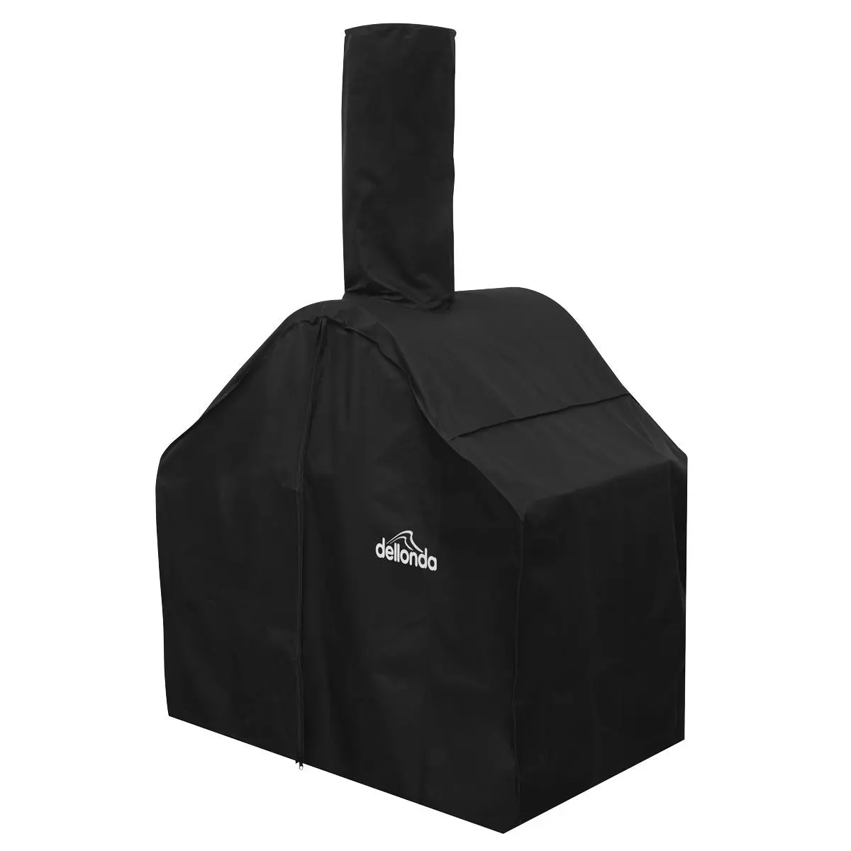 Dellonda Large Outdoor Wood-Fired Pizza Oven & Smoker with Side Shelves & Stand - Image 9