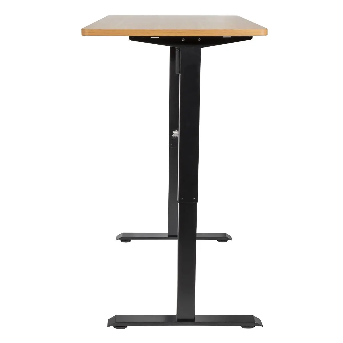Dellonda Oak Electric Height Adjustable Standing Desk with Memory, Quiet & Fast 1400 x 700mm - Image 4