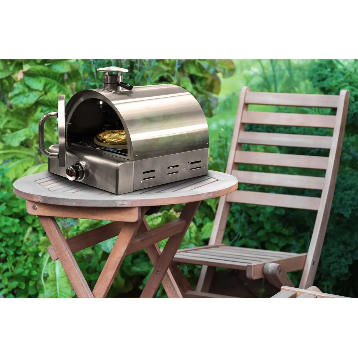 Dellonda Outdoor Tabletop Gas Powered Pizza Oven with Temperature Display - DG104 - Image 16