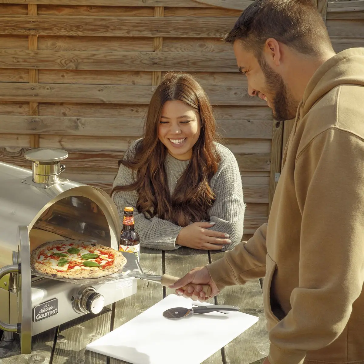 Dellonda Outdoor Tabletop Gas Powered Pizza Oven with Temperature Display - DG104 - Image 17