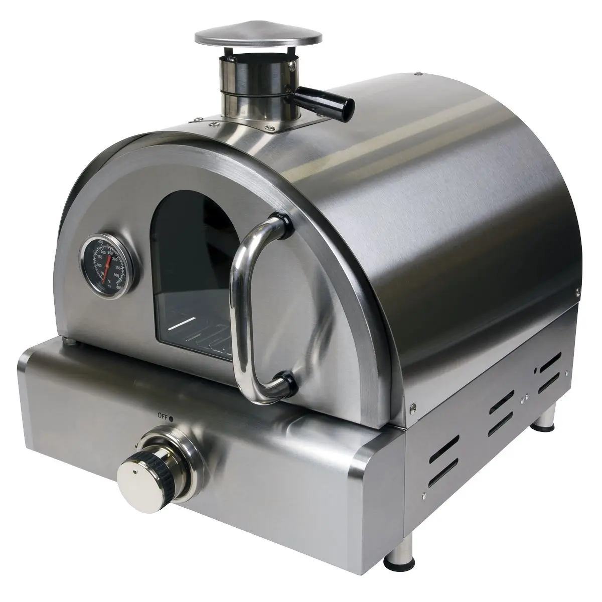 Dellonda Outdoor Tabletop Gas Powered Pizza Oven with Temperature Display - DG104 - Image 2
