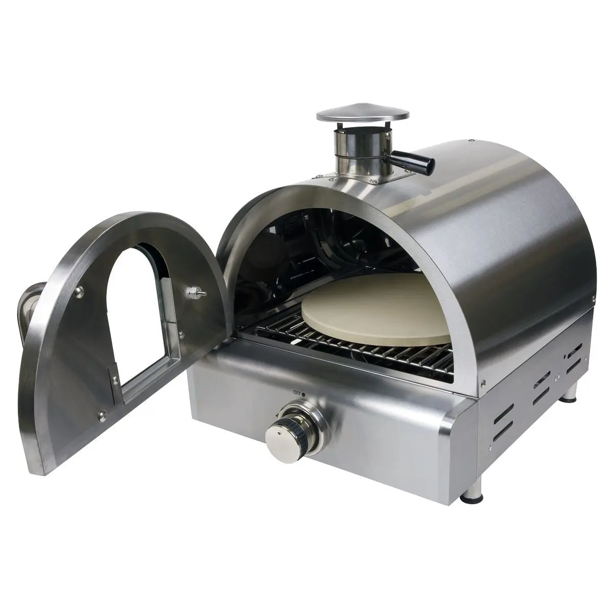 Dellonda Outdoor Tabletop Gas Powered Pizza Oven with Temperature Display - DG104 - Image 9