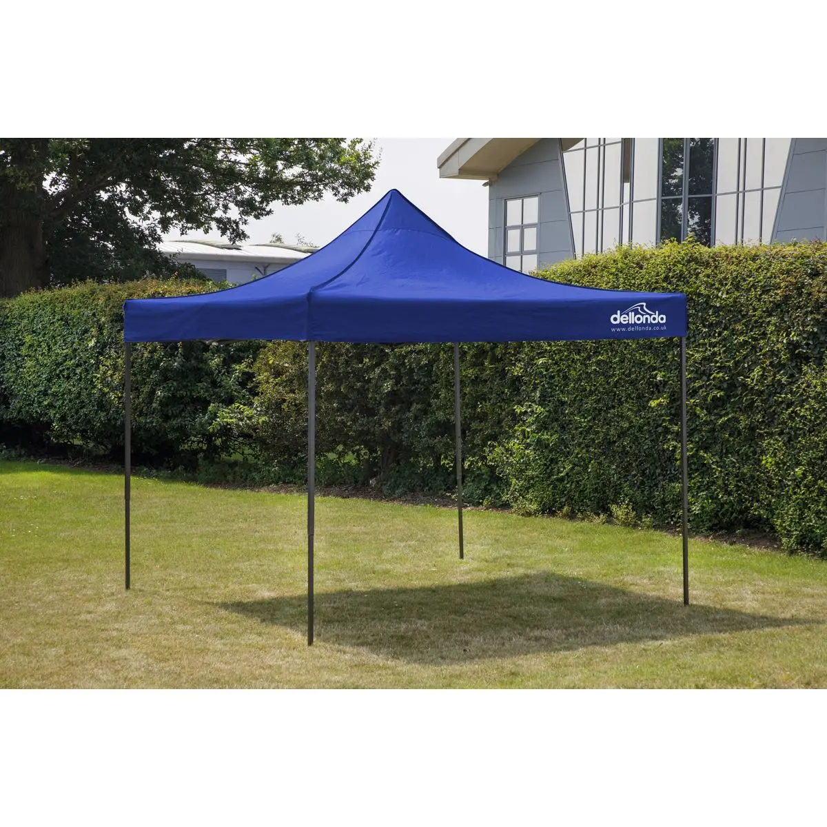 Dellonda Premium 3 x 3m Pop-Up Gazebo, PVC Coated, Water Resistant Fabric, Supplied with Carry Bag, Rope, Stakes & Weight Bags - Blue Canopy - Image 4