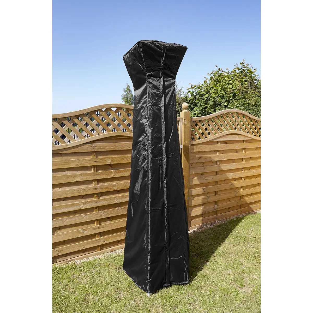 Dellonda Pyramid Gas Tower Patio Heater Water-Resistant Cover 2280 x 470mm, Black - Image 5