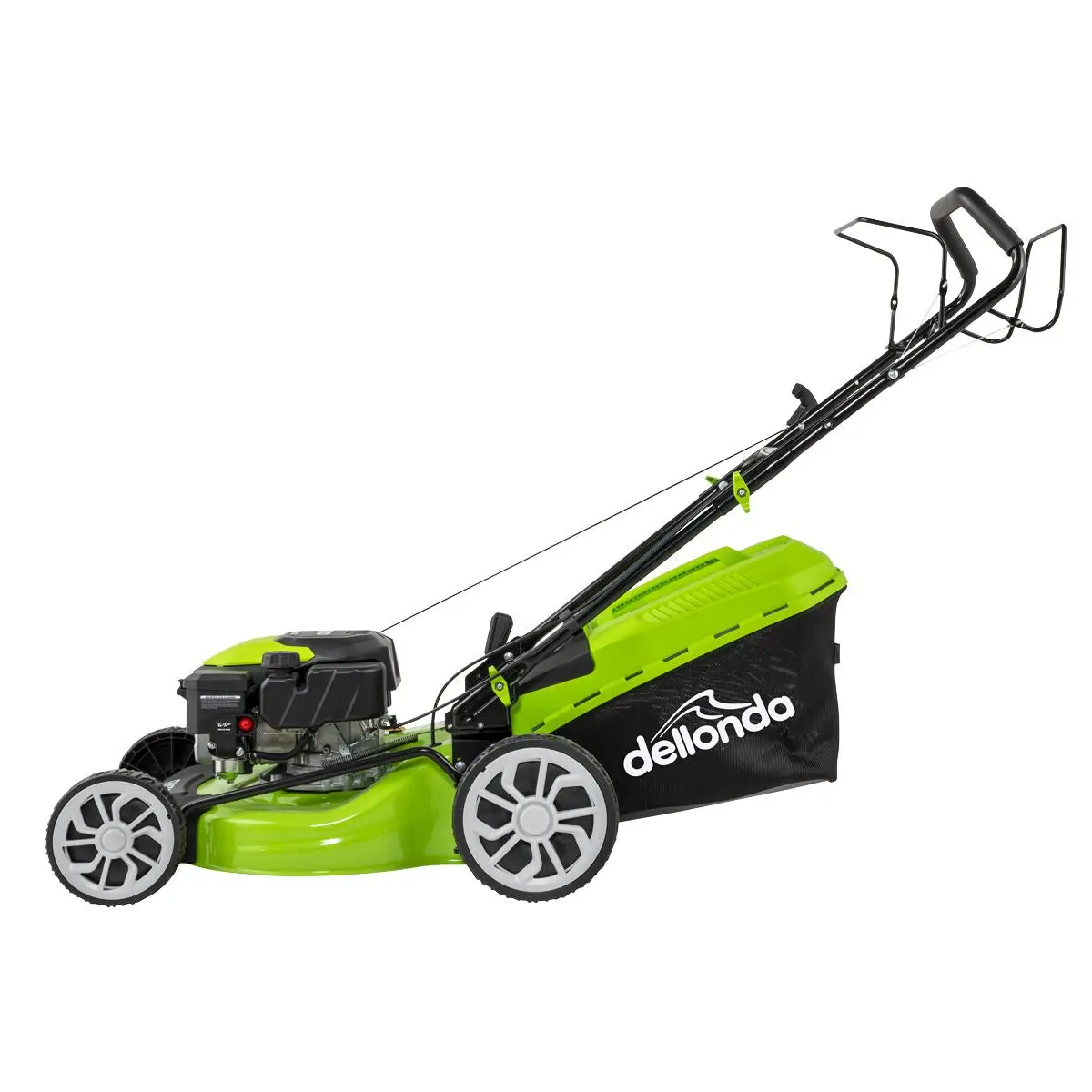 Dellonda Self-Propelled Petrol Lawnmower Grass Cutter with Height Adjustment & Grass Bag 144cc 18"/46cm 4-Stroke Engine - Image 6