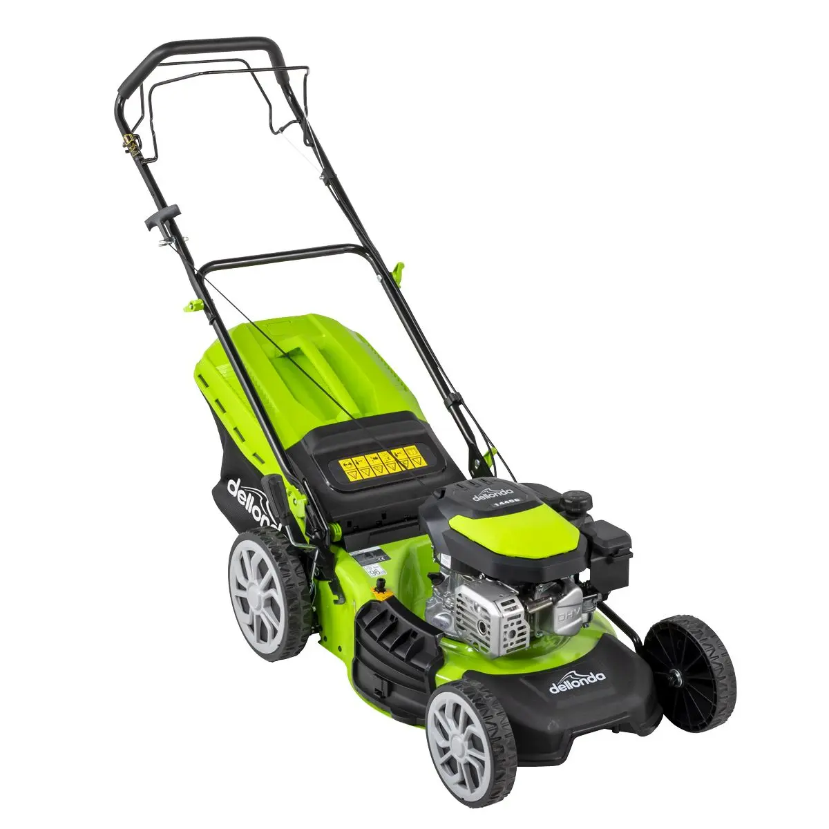 Dellonda Self-Propelled Petrol Lawnmower Grass Cutter with Height Adjustment & Grass Bag 144cc 18"/46cm 4-Stroke Engine - Image 9