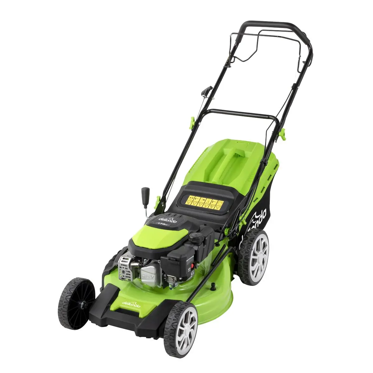 Dellonda Self-Propelled Petrol Lawnmower Grass Cutter with Height Adjustment & Grass Bag 170cc 20"/51cm 4-Stroke Engine - Image 10