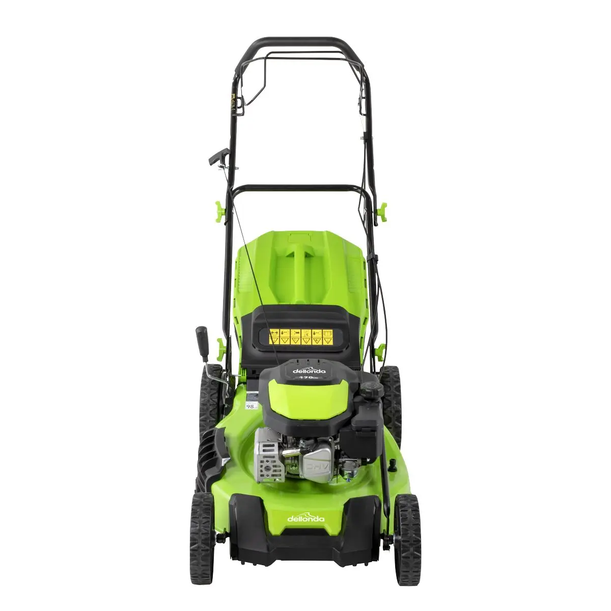Dellonda Self-Propelled Petrol Lawnmower Grass Cutter with Height Adjustment & Grass Bag 170cc 20"/51cm 4-Stroke Engine - Image 11