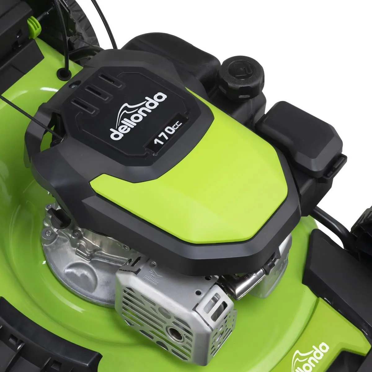Dellonda Self-Propelled Petrol Lawnmower Grass Cutter with Height Adjustment & Grass Bag 170cc 20"/51cm 4-Stroke Engine - Image 12